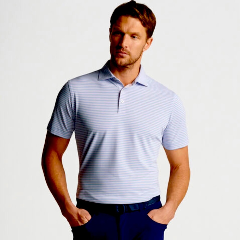 NWT Peter Millar Summer Comfort Golf Polo Size Medium from Sea Island